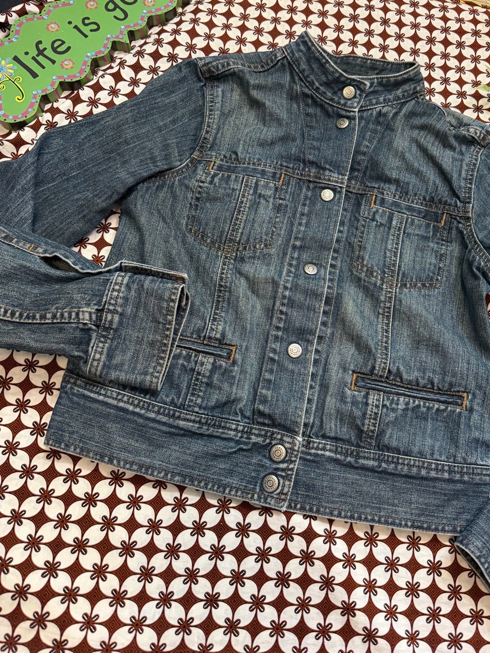Halogen Classic Denim Jacket - Blue